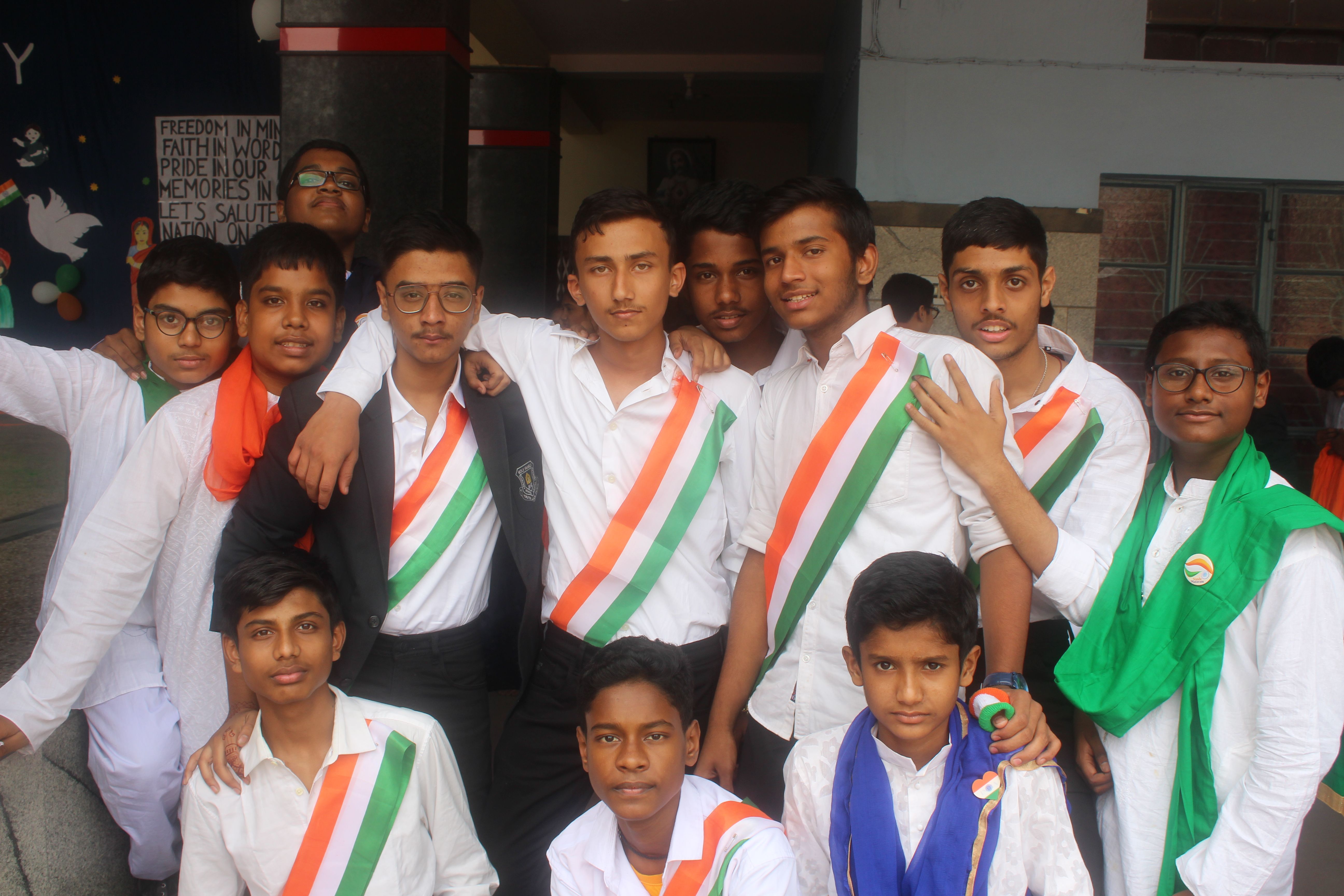 Students of Holy Family Convent School Liluah participating in school activities